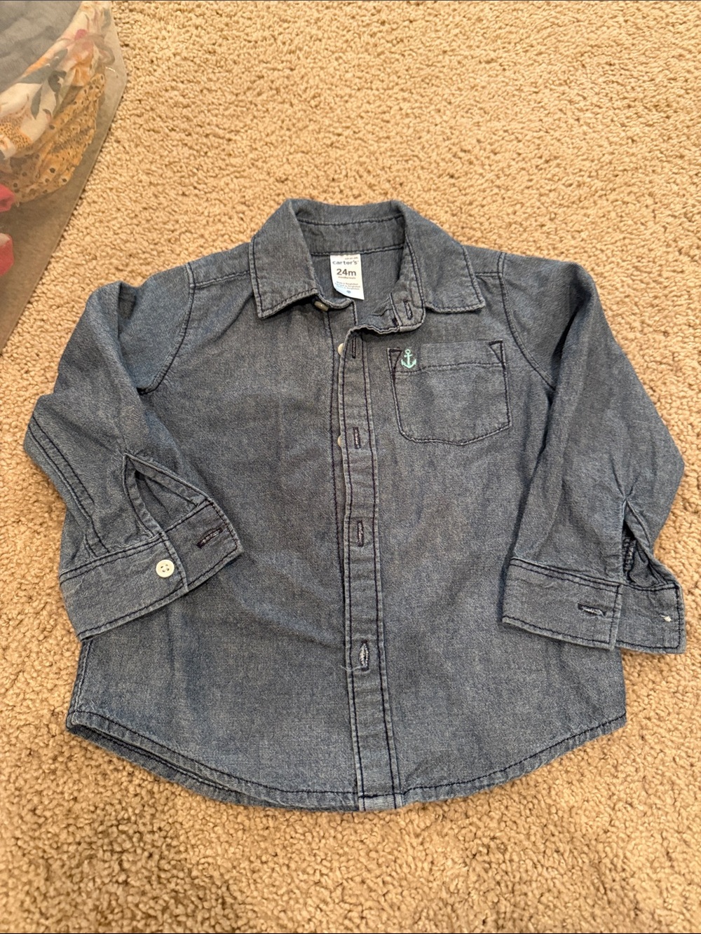 Carter’s boys’ chambray shirt
